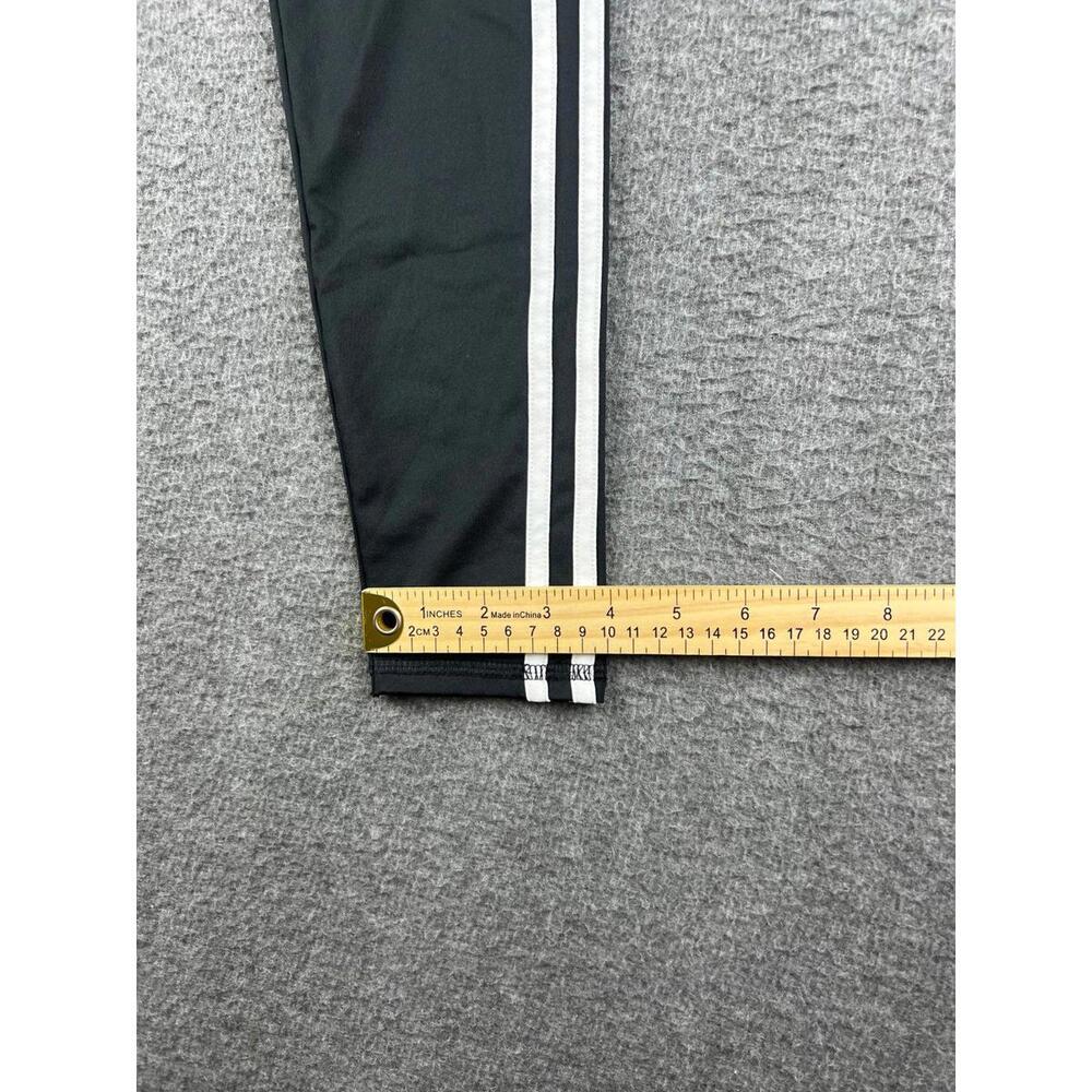 Adidas Kids Black Sweatpants with White Stripes‎ Size Medium (10-12) - Picture 8 of 9